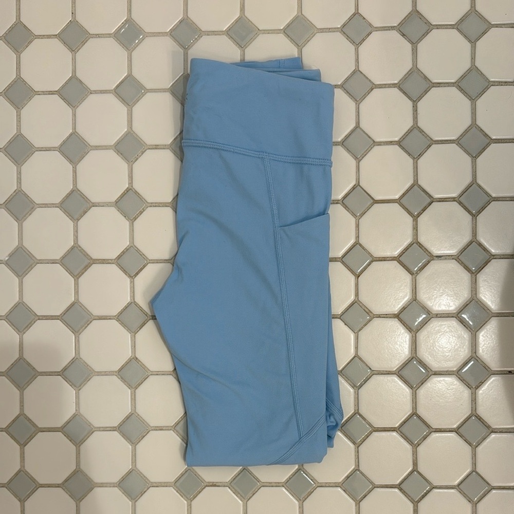 Athleta Kids Leggings in Light Blue